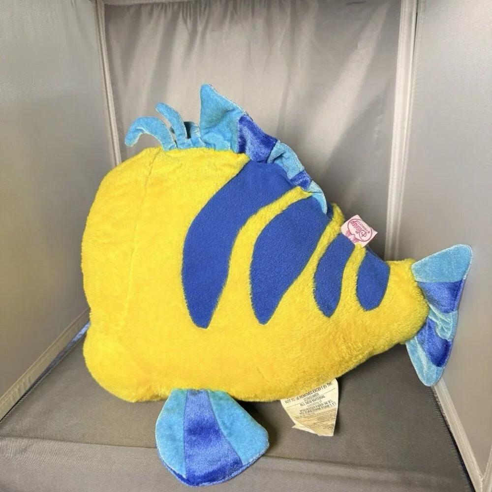 Disney The Little Mermaid Flounder Jumbo 17" Plush Stuffed Toy - Picture 3 of 6